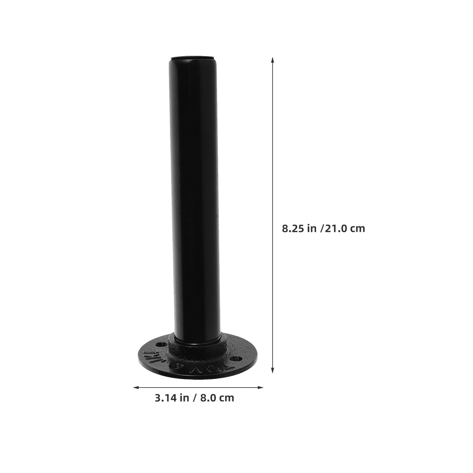 SUPVOX Soporte de Pared para 3 Discos de Pesas Negros Estante de Almacenamiento para Placas de Gimnasio Organizador de Entrenamiento en Casa Accesorio Resistente para Gimnasio