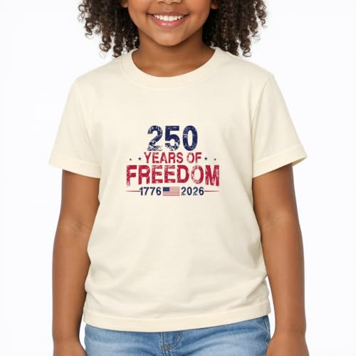 Image of Boys Constitution Day 250 Anniversary USA Shirt Independence Shirt 3-8T | for Kids Boys Girls Toddlers 3T-8T, 4th of July Dinos Flag Patriotic Tee, Independence Day