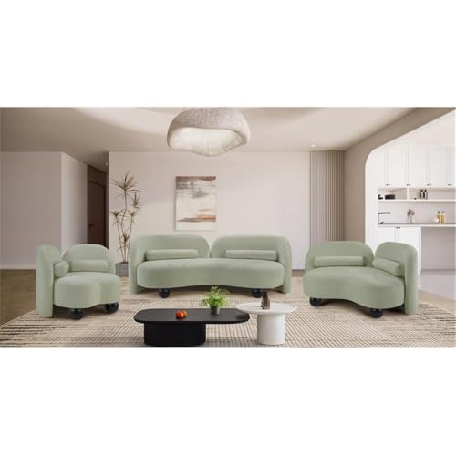 Sillón Chenille Plegable Menta miniatura 4