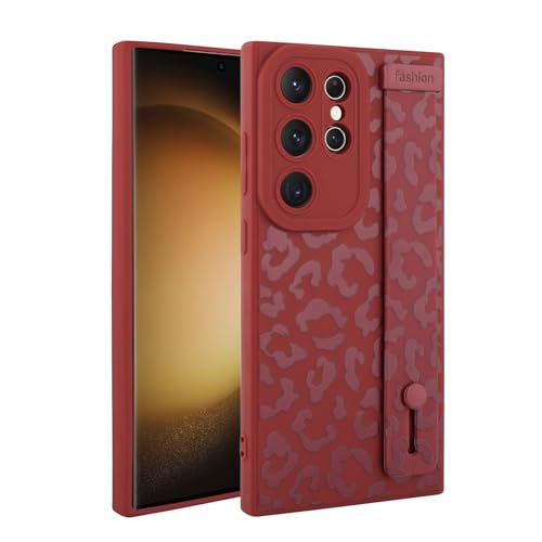 Image of Compatible with Samsung Galaxy S23 Ultra Case with Strap Wrist