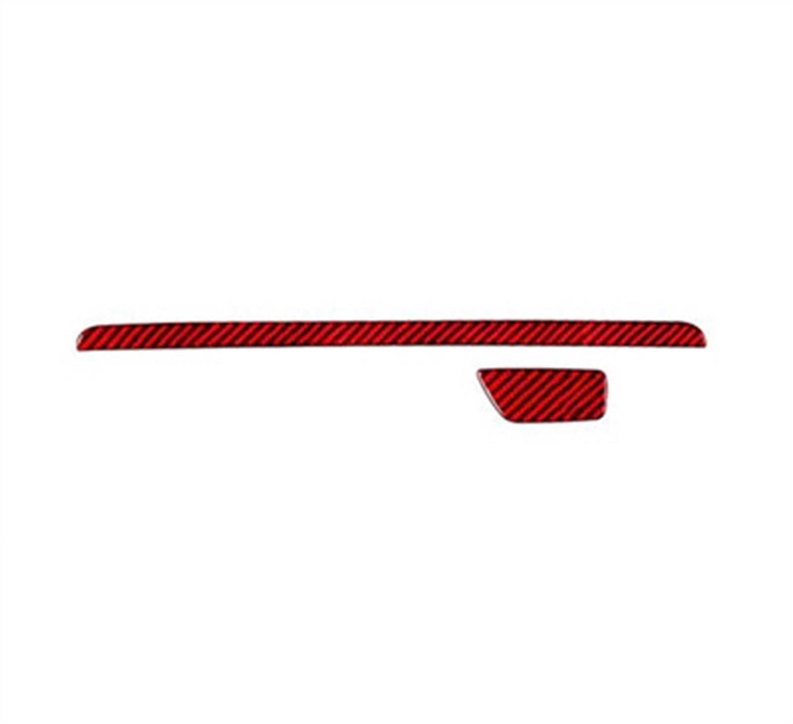 Piwine B Rhd Red Car Interior Accessories Sticker Glove Box Decoration Trim Decal For Audi A3 S3 Rs3 8V 2013-2018