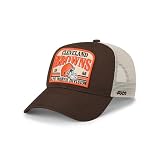FOCO Cleveland Browns NFL Truckstop Patch Trucker RF Cap - Brown