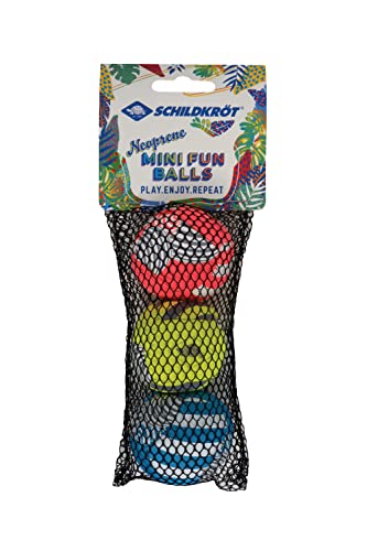 Schildkröt® Neopren Mini-Fun-Bälle, 3 Mini Bälle zum Kicken, Werfen, Fangen, Jonglieren, Ø 5 cm, doppelwandig, gefüllt mit Kunststoff-Granulat, 970145