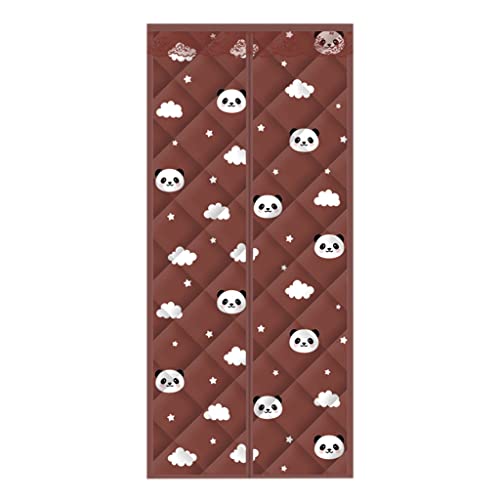 ZDDZ Isolierte Türvorhangplatte Mit Magnetischem Verschluss Zweireihige Kantenanleimung Dicke Weiße Seidenseiden-magnetgittertür Mit Thermischer Wetterfester Geräuschreduzierung Cover