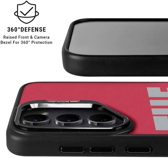 Skinit Kickstand Phone Case Compatible with Galaxy S25 - Officially Licensed Ohio State University The Ohio State Buckeyes Design