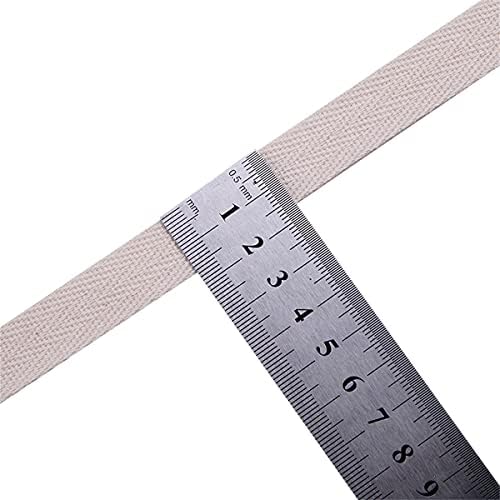 DEDC Herringbone Twill Tape 15mm 54.7 Yard, Bias Binding Tape for Sewing, Webbing Tape for Dressmaking Alterations Gift Wrapping DIY Craft