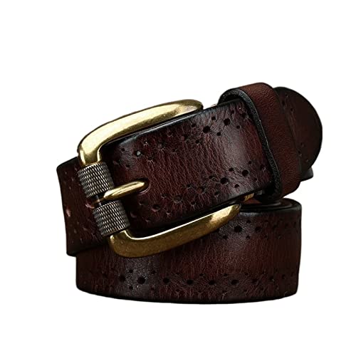 Retro Jeans Belt For Men Vintage Buckle Genuine Leather Belt For Men4