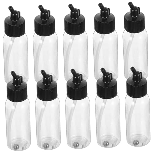SAFIGLE 10 piezas Botellas de para Aerógrafo con y Diseño...
