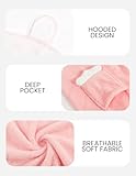 JiAmy Girls Dressing Gown Bathrobes Coral Fleece Toddler Robes Plush Soft Bath Robes Nightwear for 4-12Years Kids - Image 5