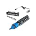 HAMMERHEAD 4V Lithium Rechargeable Screwdriver with Patented Circuit Sensor and 9-Piece Bit Kit with Innovative Bit Grip