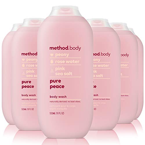Method Body Wash, Pure Peace, 18 Ounce (6 Count)