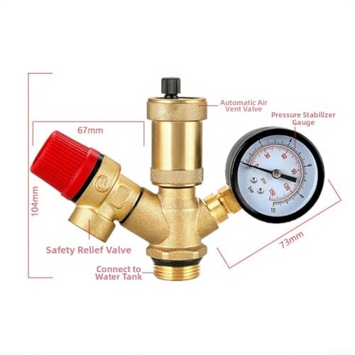 Soupape de sécurité pour chauffe-eau solaire et gestion de la pression - 3