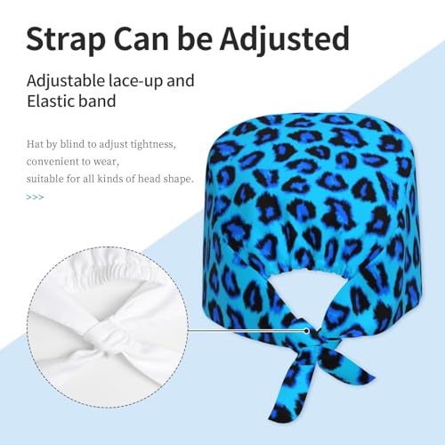 Image of Breathable Working Cap with Adjustable Sweatband Scrub Cap for Men /Women | Breathable Working Cap with Adjustable Sweatband Scrub Cap for Men /Women