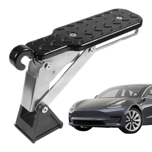 Marchepied de portière auto en alu pliable pour barres de toit