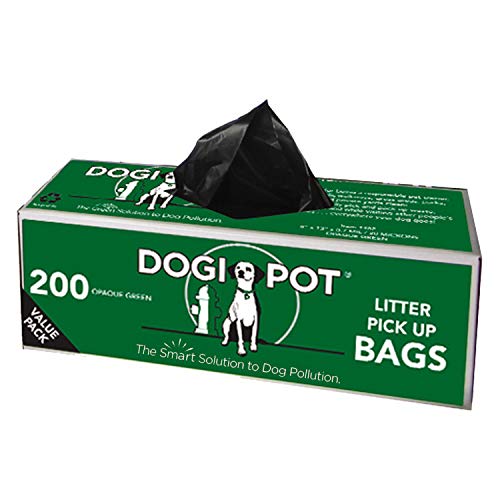 DOGIPOT 1402-10 10 Roll Case Litter Pick up Bag Rolls 200 Bags per Roll (2000 Bags)