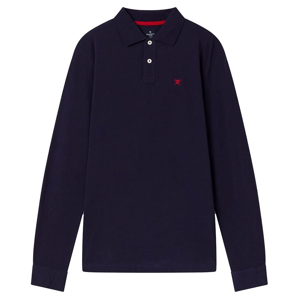 Hackett London Men's Slim Fit Logo Polo Shirt, 595navy, XL UK