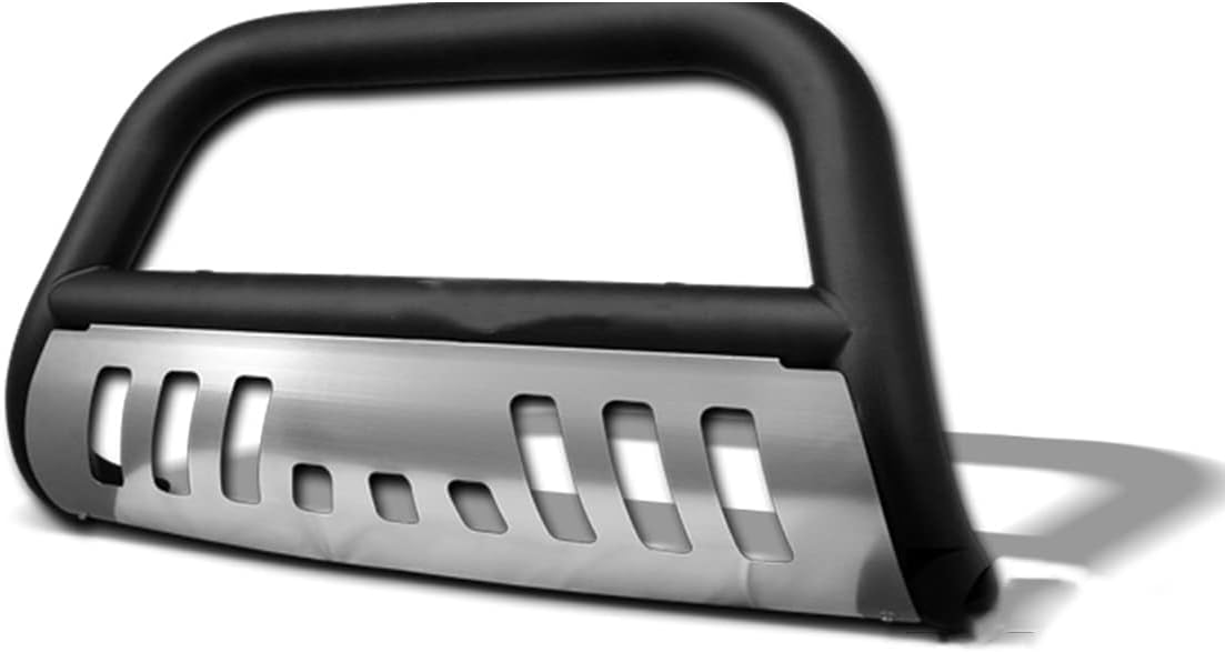 Velocity Racing Matte Black Bull Bar Push Bumper Grill