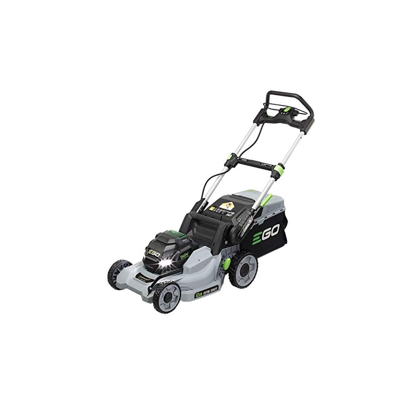 EGO LM1702E-SP_42 cm Plastic Lawn Mower with Wheel Drive Kit Includes AB1701 Blade, BA2242T 4.0Ah Li-Ion Battery, CH2100E Standard Charger
