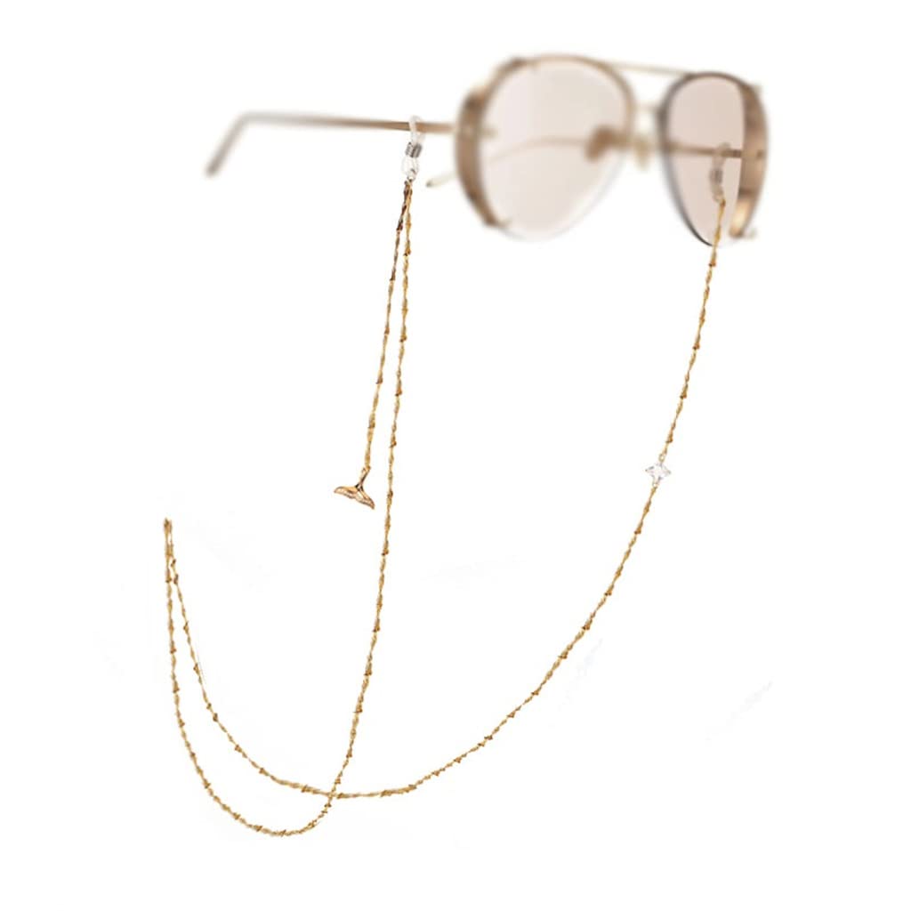 Lanière de lunettes sirène cordon antidérapant élégant pour femmes