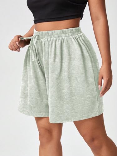 Image of dockstreet Straight Wide fit Long Length Cotton Shorts with Two Side Pockets for Women /Trending Multi Pocket Style, Relaxed Casual Shorts for Women