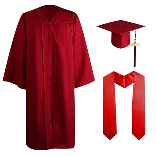 Vestido de graduacion negro de alta densidad para ceremonias de adultos 2026