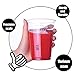 WXJ13 50 Pack 10 OZ Clear Disposable Plastic Graduated Cups Epoxy Resin Mixing Cups with 50 Pack Wood Mixing Sticks