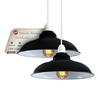 Industrielle Hänge-Deckenleuchte Retro-Design - Loft & Küchen Pendelleuchte In Weiß