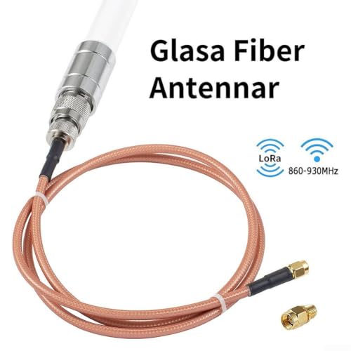 Antena de fibra de vidrio 5.8dBi Omni para Helium HNT N-macho con cable de 1m para Bobcat 7