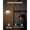 eufy Security Solar Wall Light Cam S120, Solar Security Cameras Wireless Outdoor, Built-in 8GB Storage, Forever Power, Motion Activated Light, AI Detection, IP65 Waterproof, Spotlight, No Monthly Fee