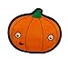 Outward Hound Kyjen  2776 Tuff Ones Halloween Durable Dog Toys Pumpkin Squeak Pet Toy, Small, Orange