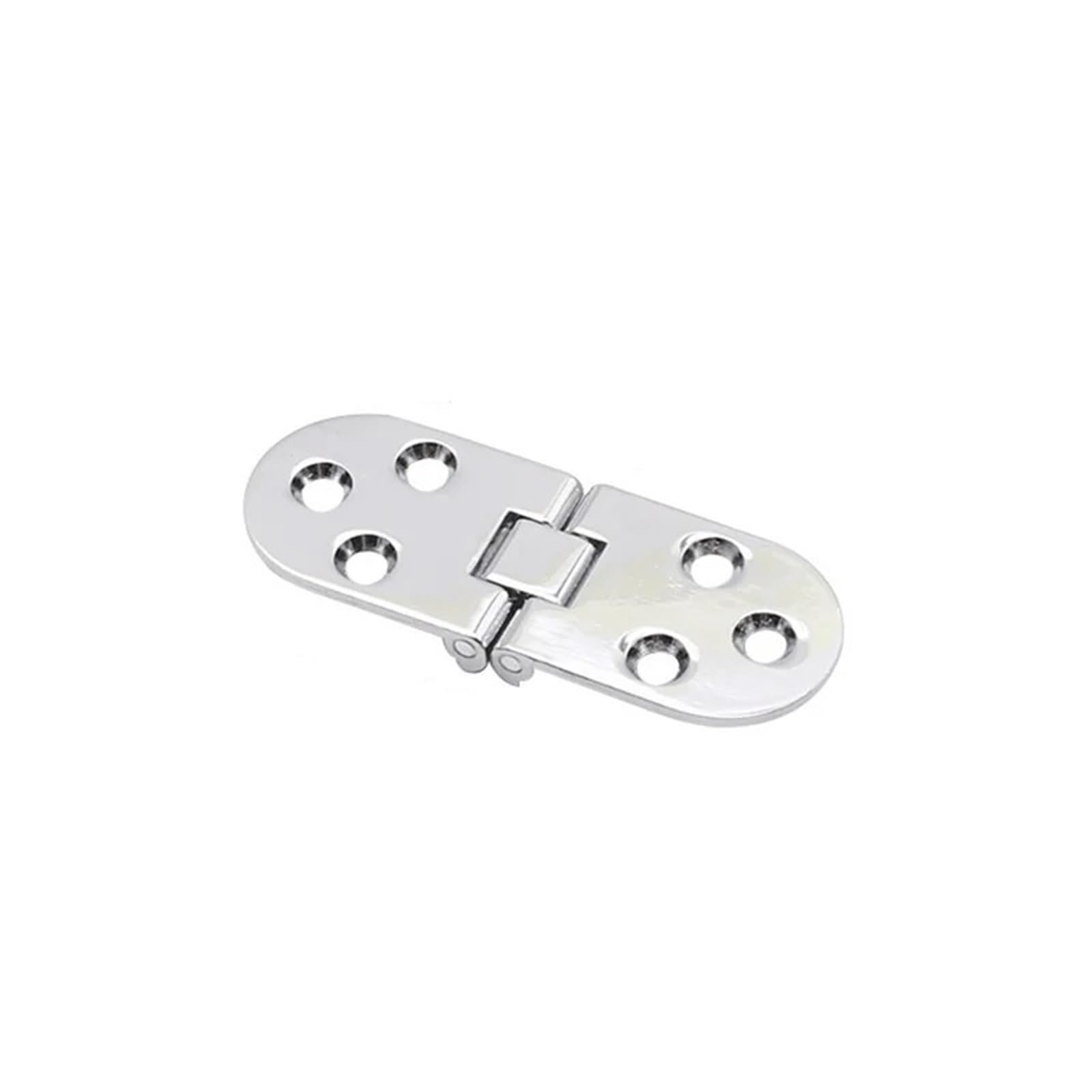 4pcs Folding Hinges Self Supporting Furniture Fittings Olding Table Cabinet Door Hinge Flush Mounted for Kitchen for Folding Furniture(Siver)