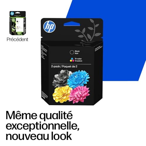 HP 302304 Combo Pack Pack de 2 pigmenté couleur cyan jaune original cartouche d'encre - vue 4