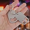 Ouligay 2pcs Flat Bottle Opener Keychain, Stainless Steel Bottle Opener, Beer Bottle Cap Opener for Beverage Can Bartender, Beer Lover Gift for Men Boyfriend Birthday Husband Christmas Gifts #4