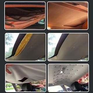 Colle pour toit de voiture | Colle pour tissu automobile | Spray adhésif pour affiches | Adhésifs pour tissus liquides de 100 ml avec brosse | Colles de tapisserie solides pour toit automatique, tissu