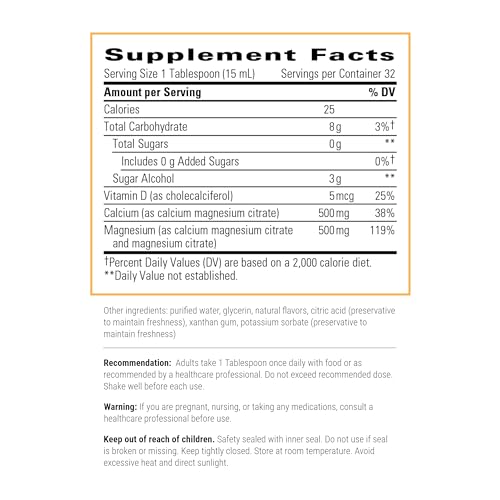 image for Integrative Therapeutics Liquid Calcium Magnesium - 1:1 Calcium to Mag