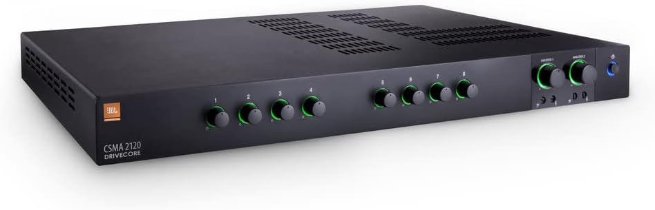 JBL Professional CSMA2120 Commercial Series Two-Channel 120-Watt Powered Audio Mixer/Amplifier