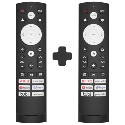 2 Pack Replacement Remote Control for Hisense Smart Google TV,