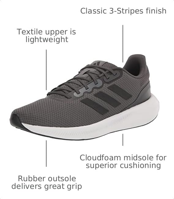 Image of adidas Mens Runfalcon 3.0 Running Sneakers Shoes - Blue