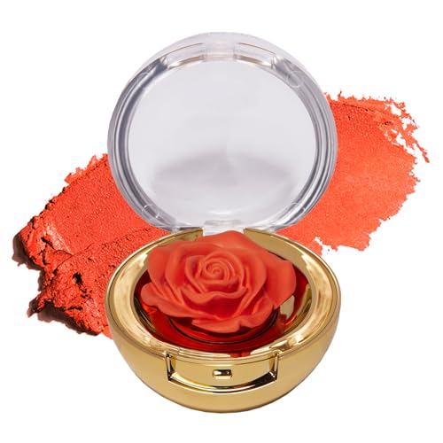 Winky Lux Cheeky Rose Cream Blush – High Pigment, Weightless Color for Cheeks, Effortlessly Blendable Makeup with Vitamin E, Peachy Coral, Brilliant
