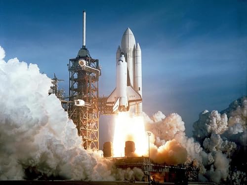 ART.COM Wall Photo First Space Shuttle Launch on April 12, 1981, 32" x 24"