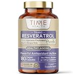 Trans Resveratrol - Premium Brand Puredia - 180 Capsules - 3 Month Supply - Effective Split Dose for Maximum Benefits from Trans-Resveratrol - UK Manufactured - Zero Additives (180 Count (Pack of 1))