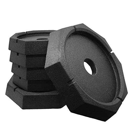 Image of SnapPad Xtra Permanently Attached RV Leveling Jack Pad for LCI 9 inch Round and 12 inch Round Landing Feet (XL Lux 6-Pack)