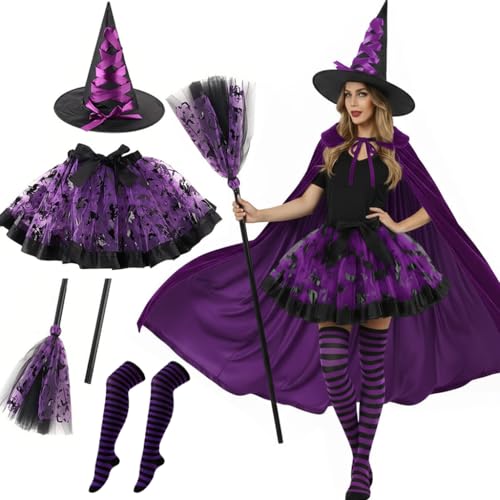 LOTIKS Fairytale Witch Costume Deluxe Set