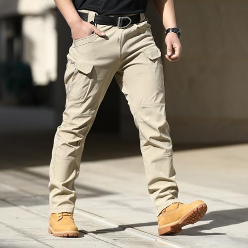Pantalon cargo tactique imperméable homme extensible anti-déchirure