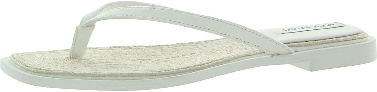 Steve Madden Abela Women's Faux Leather Slip On Flip Flop Sandals