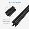 10PCS 48inch(1220mm) T Slot 2020 Aluminum Extrusion Profile for 3D Printer and CNC DIY, High-Strength European Standard Extruded Aluminum Linear Rail Guide, Anodizing Technology(Black)