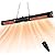 Star Patio Electric Patio Heater, Hanging Patio Heater, Ceiling Outdoor Heater, 750/1500W Infrared Heater with Cylinder Shape, Sectional & Silent Heating, IP54 Waterproof, STP2566-RMLED-CN2024