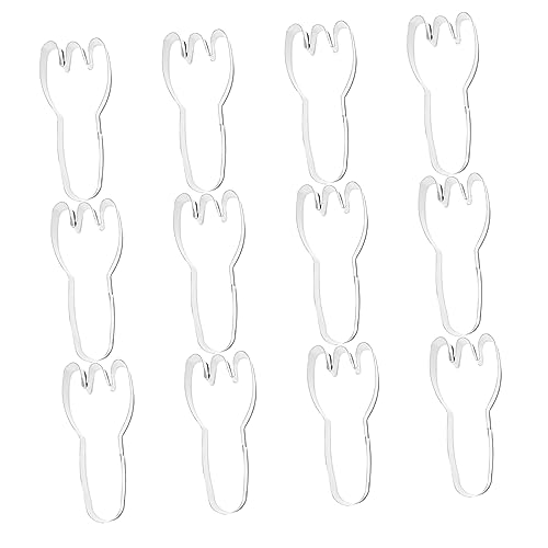 LAPYAPPE 12 Pcs Stainless Steel Fork Shaped Cookie Baking Utensils for Creative Desserts Easy to Clean and Use for Childlike Treats and Fun Baking Activities