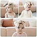 CÉLLOT 8 Colors Super Stretchy Soft Knot Baby Girl Headbands with Hair Bows Nylon Head Wrap For Newborn Baby Girls Infants Toddlers Kids