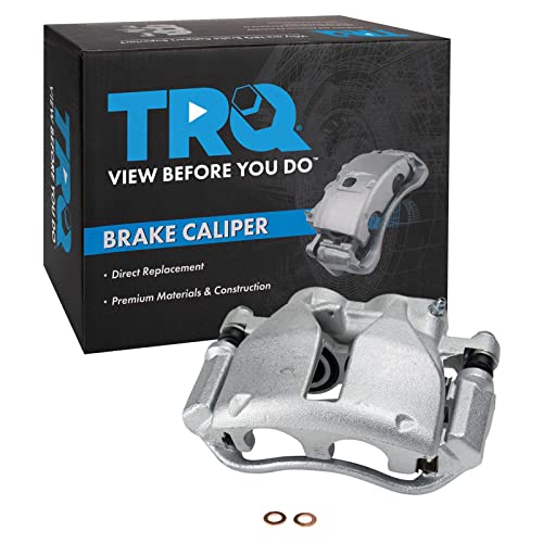Image of TRQ Rear Right Brake Caliper w /Bracket Passenger Side